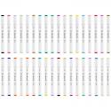 Набор скетч-маркеров для скетчинга MESHU, 36цв., основные цвета (MS_38265)