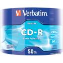 Диск CD-R, 700Mb, 52х, Extra Protection 50 штук в пленке, Verbatim (043787)
