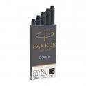 Картридж к перьевой ручке Parker черный (Паркер) LONG 5шт/уп (1950382)